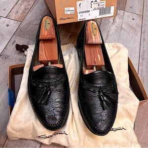 Men’s Black size 10 Santoni Colton shoes from Nordstrom